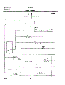 12 - Wiring Schematic parts for Frigidaire Refrigerator PLHT217TAK4 from AppliancePartsPros.com