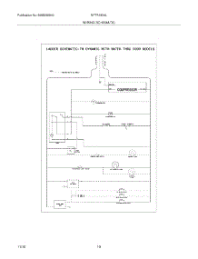 10 - Wiring Schematic parts for Frigidaire Refrigerator NFTR18X4LB1 from AppliancePartsPros.com