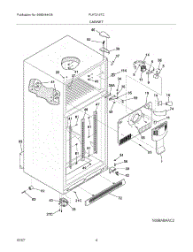 05 - Cabinet parts for Frigidaire Refrigerator PLHT219TCBD from AppliancePartsPros.com