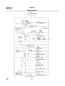 20 - Wiring Schematic parts for Frigidaire Refrigerator NGS23ZZAW4 from AppliancePartsPros.com