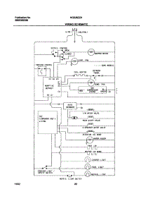 20 - Wiring Schematic parts for Frigidaire Refrigerator NGS26ZZAW5 from AppliancePartsPros.com