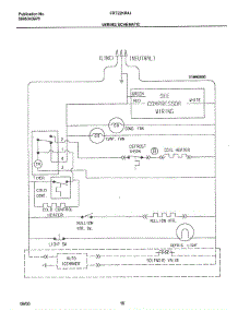 Wiring Diagram parts for Frigidaire Refrigerator OEMF2-FRT22KR4JW0 from AppliancePartsPros.com