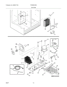 13 - System parts for Frigidaire Refrigerator PHS69EHSS3 from AppliancePartsPros.com