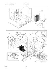 13 - System parts for Frigidaire Refrigerator PHSC39EHSS1 from AppliancePartsPros.com