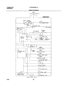 20 - Wiring Schematic parts for Frigidaire Refrigerator PLHS237ZAB3 from AppliancePartsPros.com