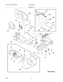 11 - Controls parts for Frigidaire Refrigerator PLHS237ZCB2 from AppliancePartsPros.com