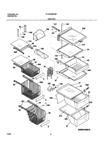 09 - Shelves parts for Frigidaire Refrigerator PLHS268ZCB1 from AppliancePartsPros.com
