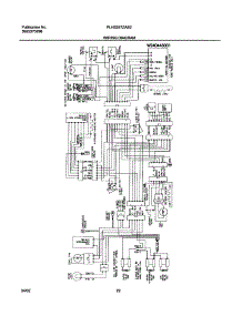 22 - Wiring Diagram parts for Frigidaire Refrigerator PLHS267ZAB3 from AppliancePartsPros.com