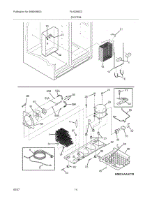 13 - System parts for Frigidaire Refrigerator PLHS269ZDBK from AppliancePartsPros.com