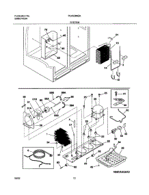 13 - System parts for Frigidaire Refrigerator PLHS280ZAB3 from AppliancePartsPros.com