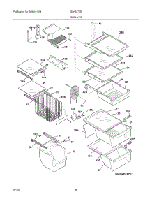 09 - Shelves parts for Frigidaire Refrigerator PLHS37EESB3 from AppliancePartsPros.com