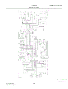 23 - Wiring Diagram parts for Frigidaire Refrigerator PLHS269ZDBP from AppliancePartsPros.com