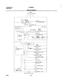 20 - Wiring Schematic parts for Frigidaire Refrigerator PLHS280ZAB3 from AppliancePartsPros.com