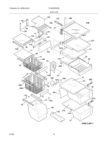 09 - Shelves parts for Frigidaire Refrigerator PLHS69EESS9 from AppliancePartsPros.com