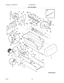 17 - Ice Container parts for Frigidaire Refrigerator PLHS69EGSS4 from AppliancePartsPros.com