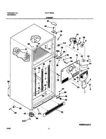 05 - Cabinet parts for Frigidaire Refrigerator PLHT189CSB0 from AppliancePartsPros.com