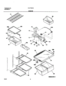 07 - Shelves parts for Frigidaire Refrigerator PLHT189CSB0 from AppliancePartsPros.com