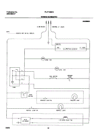 12 - Wiring Schematic parts for Frigidaire Refrigerator PLHT189CSB0 from AppliancePartsPros.com