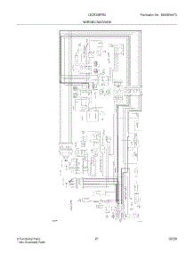 21 - Wiring Diagram parts for Frigidaire Refrigerator LECR23EFE0 from AppliancePartsPros.com