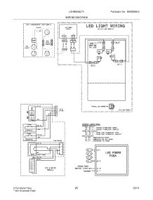 25 - Wiring Diagram Pg 2 parts for Frigidaire Refrigerator LGHB2869LF4 from AppliancePartsPros.com