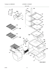 09 - Shelves parts for Frigidaire Refrigerator LGHS2655KP2 from AppliancePartsPros.com