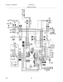 26 - Wiring Diagram Pg 3 parts for Frigidaire Refrigerator LGUB2642LF3 from AppliancePartsPros.com