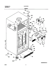 05 - Cabinet parts for Frigidaire Refrigerator PLHT219TCB2 from AppliancePartsPros.com