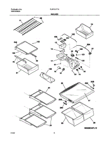 07 - Shelves parts for Frigidaire Refrigerator PLRT217TAK1 from AppliancePartsPros.com