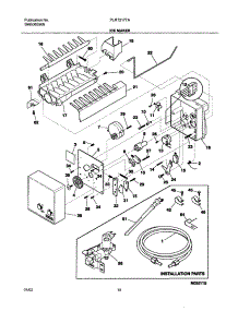 11 - Ice Maker parts for Frigidaire Refrigerator PLRT217TAK1 from AppliancePartsPros.com