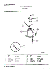 Room Air Conditioner Page 6 parts for Frigidaire Air Conditioner 5078C from AppliancePartsPros.com