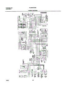 22 - Wiring Diagram parts for Frigidaire Refrigerator PLRS237ZAB3 from AppliancePartsPros.com