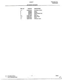 Air Handling parts for Frigidaire Air Conditioner 5068007B from AppliancePartsPros.com