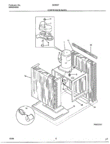 Compressor parts for Frigidaire Air Conditioner 5068007B from AppliancePartsPros.com