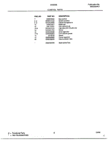 Control parts for Frigidaire Air Conditioner 5139008A from AppliancePartsPros.com