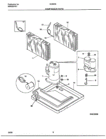 Compressor parts for Frigidaire Air Conditioner 5139008A from AppliancePartsPros.com