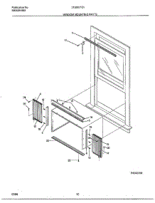 Window Mounting parts for Frigidaire Air Conditioner 5138007G1 from AppliancePartsPros.com