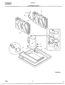 Compressor parts for Frigidaire Air Conditioner 5147003 from AppliancePartsPros.com