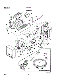 11 - Ice Maker parts for Frigidaire Refrigerator PLHT217TAB4 from AppliancePartsPros.com