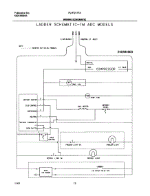 12 - Wiring Schematic parts for Frigidaire Refrigerator PLHT217TAB2 from AppliancePartsPros.com