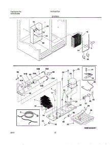 13 - System parts for Frigidaire Refrigerator PLRS267ZAB0 from AppliancePartsPros.com