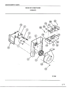 Room Air Conditioner Page 3 parts for Frigidaire Air Conditioner 5057C from AppliancePartsPros.com