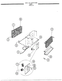 Room Air Conditioner Page 3 parts for Frigidaire Air Conditioner 5117A from AppliancePartsPros.com