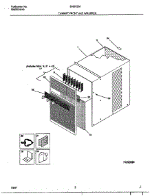 Cabinet Front / Wrapper parts for Frigidaire Air Conditioner 5060009 from AppliancePartsPros.com