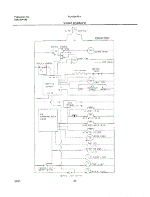 20 - Wiring Schematic parts for Frigidaire Refrigerator PLRS267ZAB0 from AppliancePartsPros.com