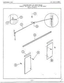 Mounting parts for Frigidaire Air Conditioner 5100A from AppliancePartsPros.com