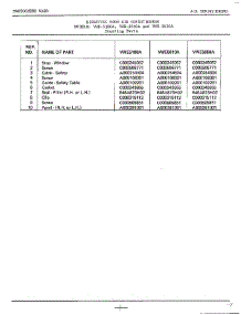Mounting Page 2 parts for Frigidaire Air Conditioner 5100A from AppliancePartsPros.com