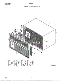 Cabinet Front And Wrapper parts for Frigidaire Air Conditioner 5145001 from AppliancePartsPros.com
