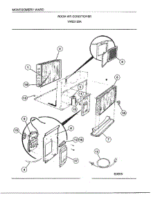 Room Air Conditioner Page 3 parts for Frigidaire Air Conditioner 5129A from AppliancePartsPros.com