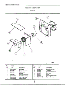 Room Air Conditioner Page 4 parts for Frigidaire Air Conditioner 5164004 from AppliancePartsPros.com