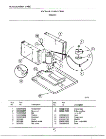 Room Air Conditioner Page 5 parts for Frigidaire Air Conditioner 5164004 from AppliancePartsPros.com